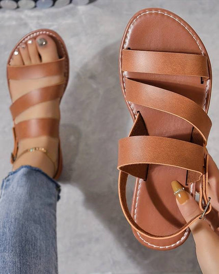 Chic Women's Three-Strap Summer Sandals for Every Occasion
