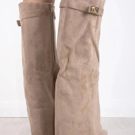 Olivia - Stylish Flap Knee-High Boots for Any Occasion