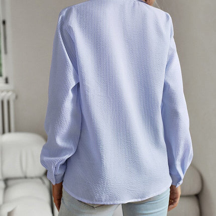 Adeline | Women's Long Sleeve Ruffle Blouse