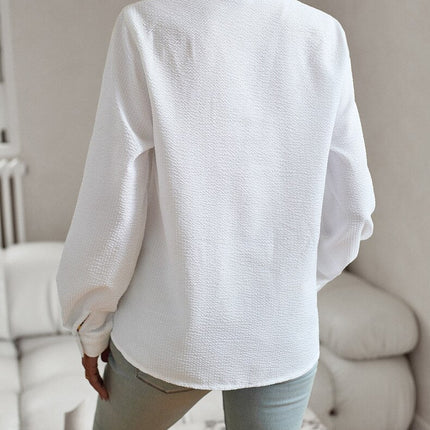 Adeline | Women's Long Sleeve Ruffle Blouse