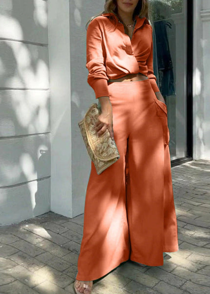 Adeline | Women's Wide Leg Two-Piece Set