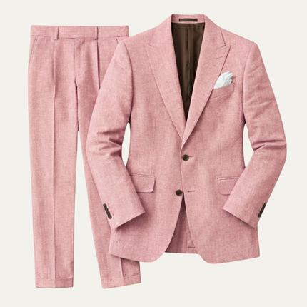 Adrian | Tailored Men's Linen Suit – Slim Fit Two-Piece