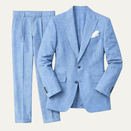 Adrian | Tailored Men's Linen Suit – Slim Fit Two-Piece