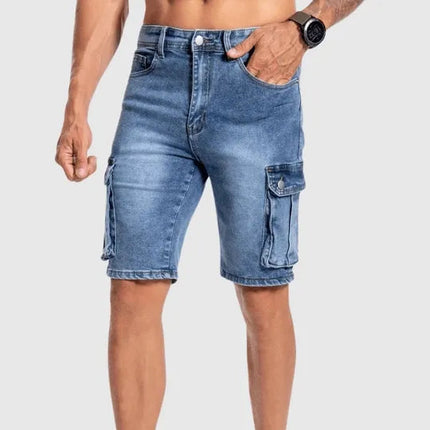 Alaric | Utility Men's Denim Shorts – Cargo Pocket Style