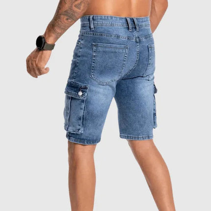 Alaric | Utility Men's Denim Shorts – Cargo Pocket Style