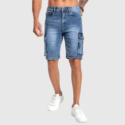 Alaric | Utility Men's Denim Shorts – Cargo Pocket Style