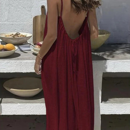 Althea | Relaxed Maxi Dress – Sleeveless Lounge Style
