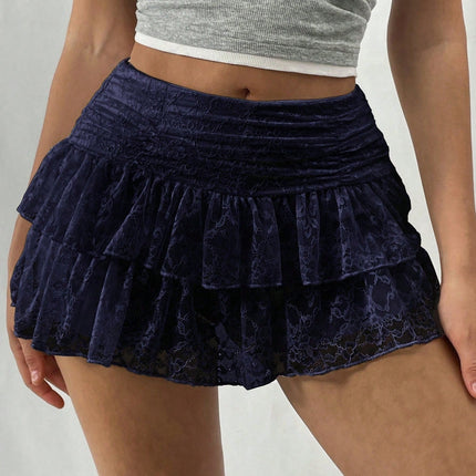 Amelie | Playful Mini Skirt – Tiered Leopard Style