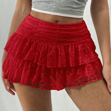 Amelie | Playful Mini Skirt – Tiered Leopard Style