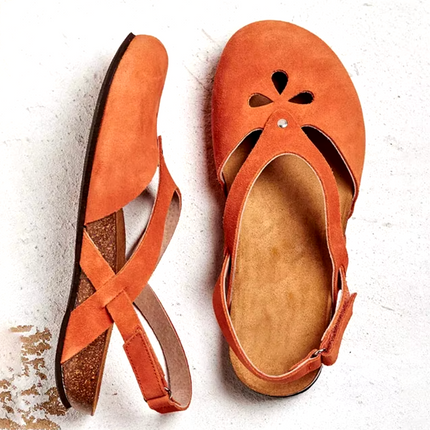 Annalise | Artisan Closed Toe Sandals – Buckle Strap