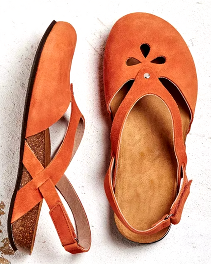 Annalise | Artisan Closed Toe Sandals – Buckle Strap