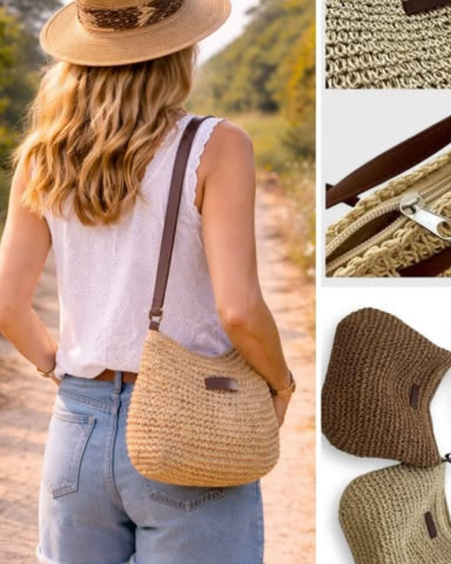 Ariadne | Relaxed Sling Bag – Woven Shoulder Style