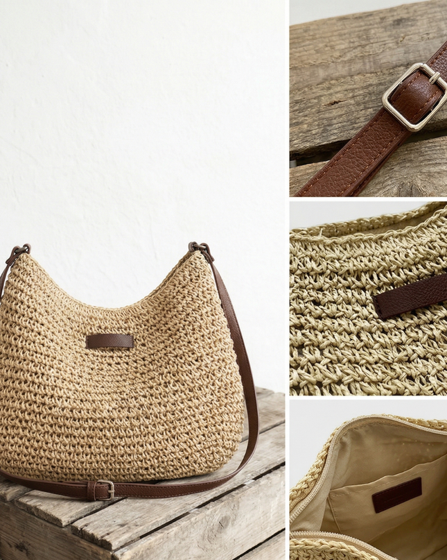 Ariadne | Relaxed Sling Bag – Woven Shoulder Style