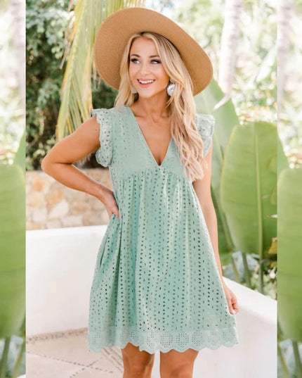 Aveline | Breezy Mini Dress – Sleeveless Summer Style