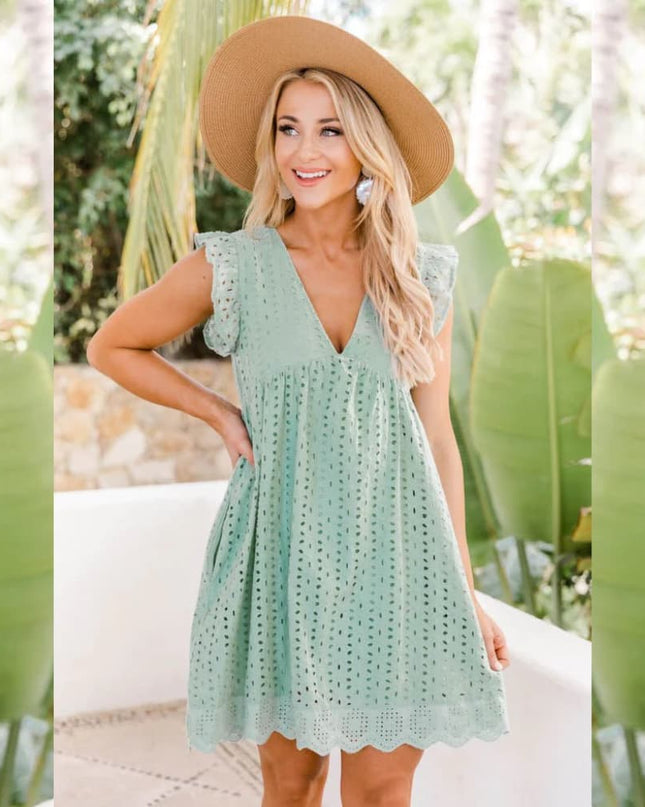 Aveline | Breezy Mini Dress – Sleeveless Summer Style