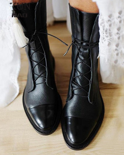 Emma - Stylish Vegan Leather Winter Boots for Every Occasion