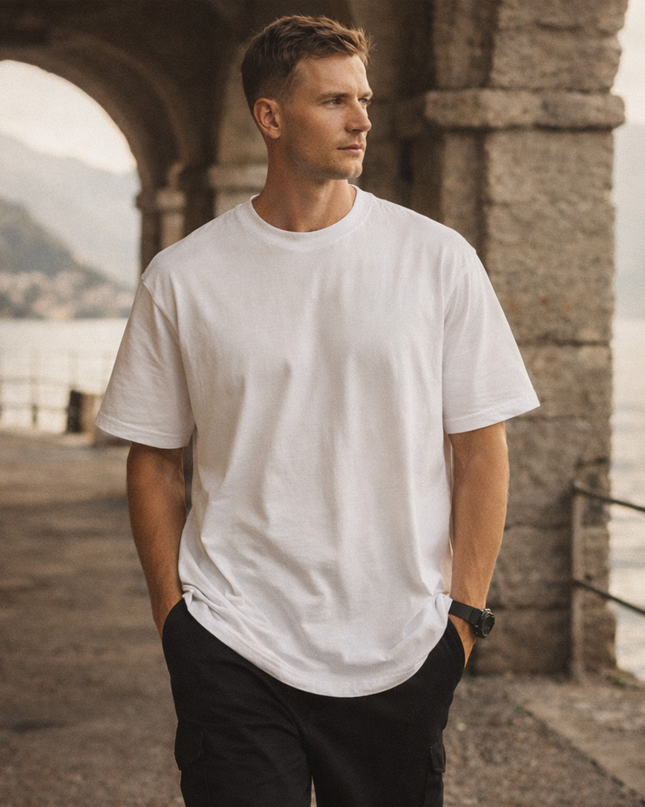 Men’s Longline Cotton T-Shirt