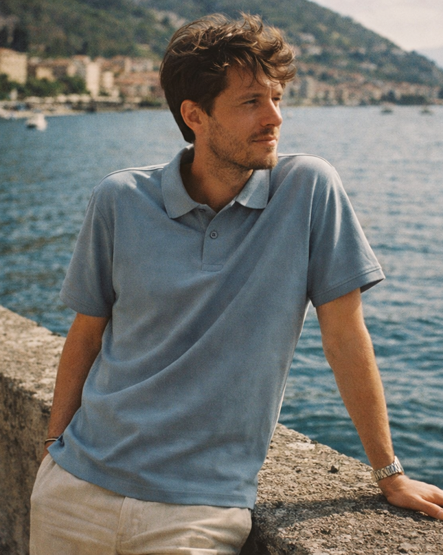 Men’s Short Sleeve Cotton Polo Shirt