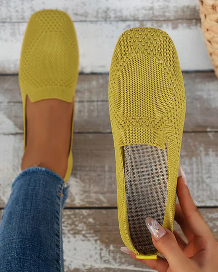 Lisa - Stylish Knit Slip-On Flats for Everyday Wear