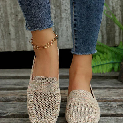 Lisa - Stylish Knit Slip-On Flats for Everyday Wear