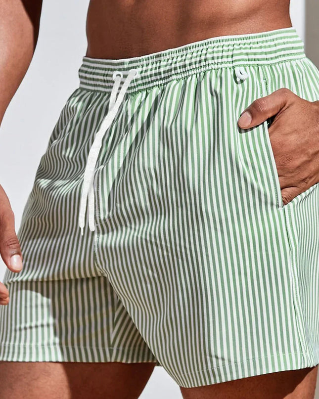 Caelan | Quick-Dry Swim Shorts – Men's Classic Board Shorts