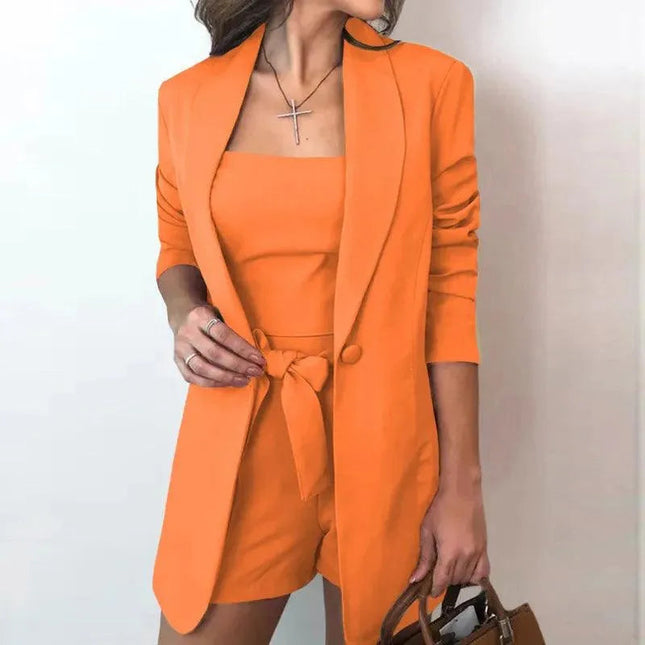 Calista | Tailored Two Piece Set – Blazer & Shorts Co-Ord