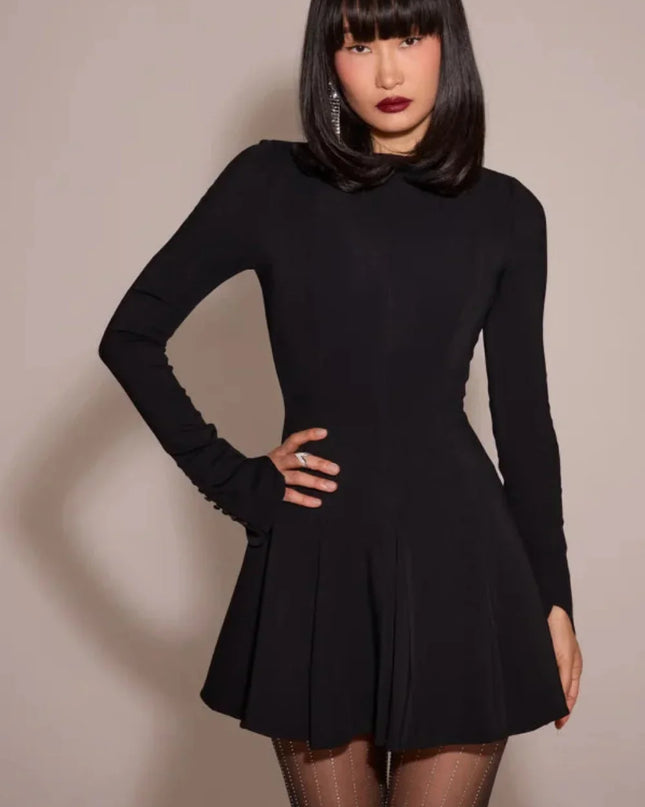 Camille | Structured Long Sleeve Mini Dress