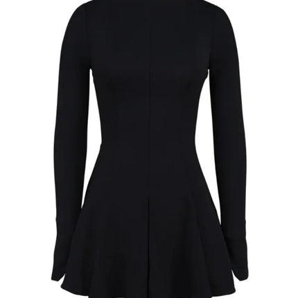 Camille | Structured Long Sleeve Mini Dress
