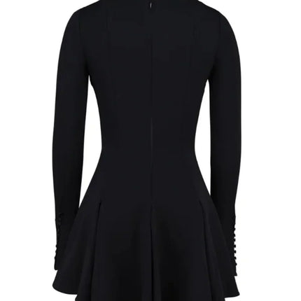 Camille | Structured Long Sleeve Mini Dress