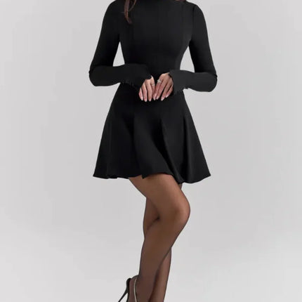 Camille | Structured Long Sleeve Mini Dress