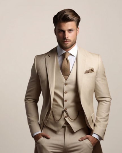 Caspian | Refined Men's Suit – Three-Piece Tailored Set