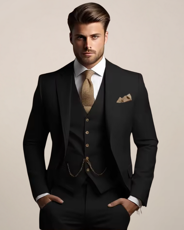 Caspian | Refined Men's Suit – Three-Piece Tailored Set