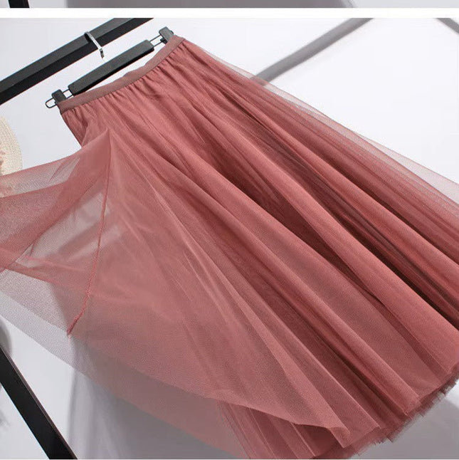 Celestia | Dreamy Tulle Maxi Skirt – Flowing Elegant Style