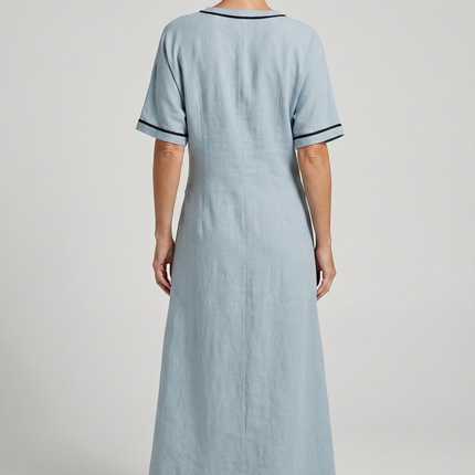 Celina | Effortless Maxi Dress – Twist Front V-Neck
