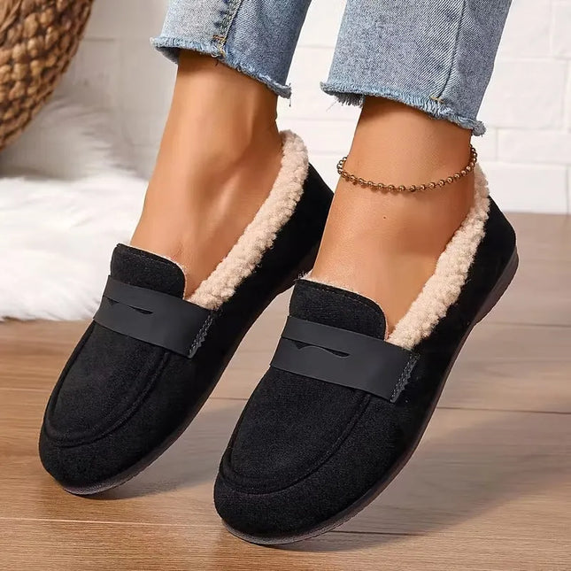 Clara | Penny Loafers – Slip-On Cosy Lined Comfort Style