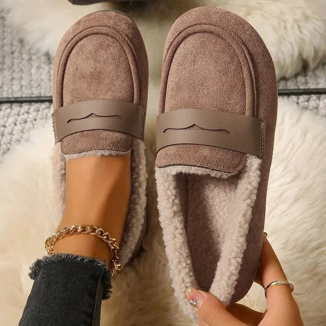 Clara | Penny Loafers – Slip-On Cosy Lined Comfort Style