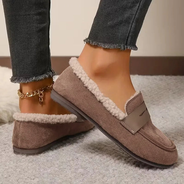 Clara | Penny Loafers – Slip-On Cosy Lined Comfort Style