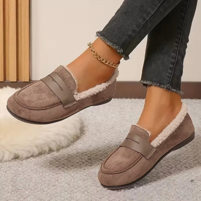 Clara | Penny Loafers – Slip-On Cosy Lined Comfort Style