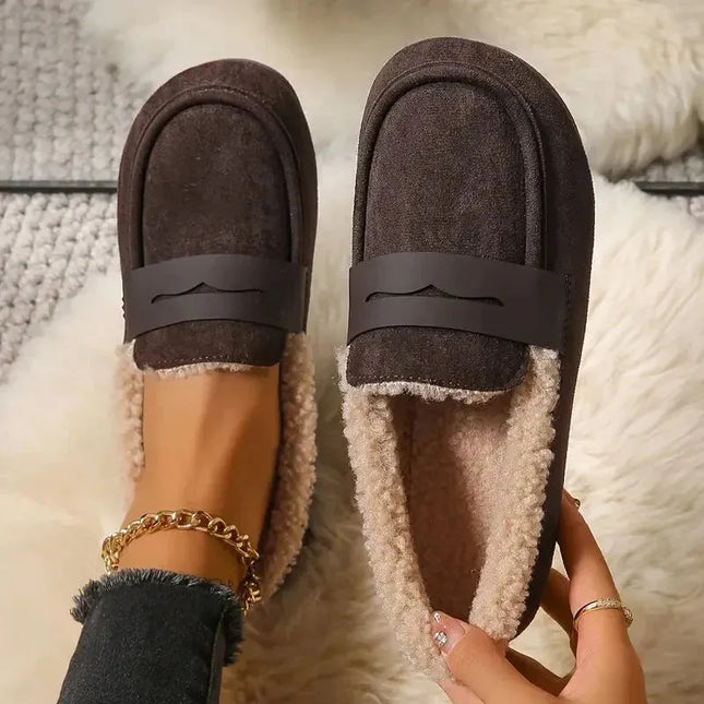 Clara | Penny Loafers – Slip-On Cosy Lined Comfort Style