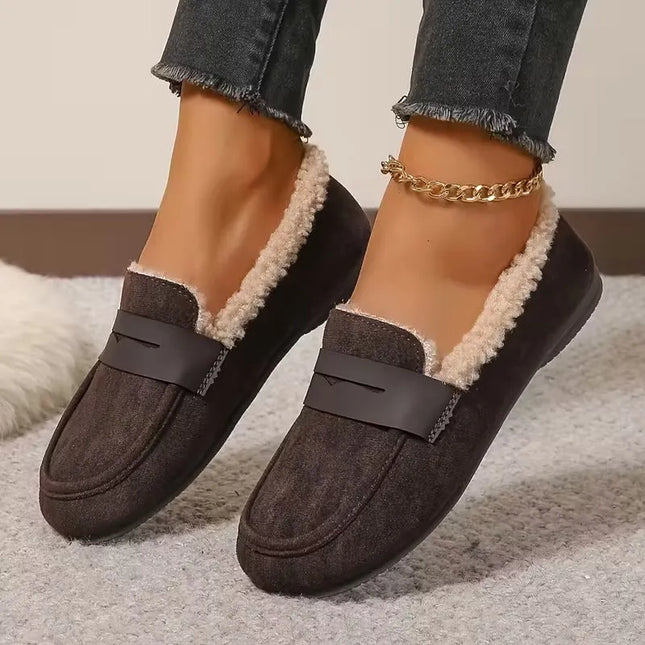 Clara | Penny Loafers – Slip-On Cosy Lined Comfort Style