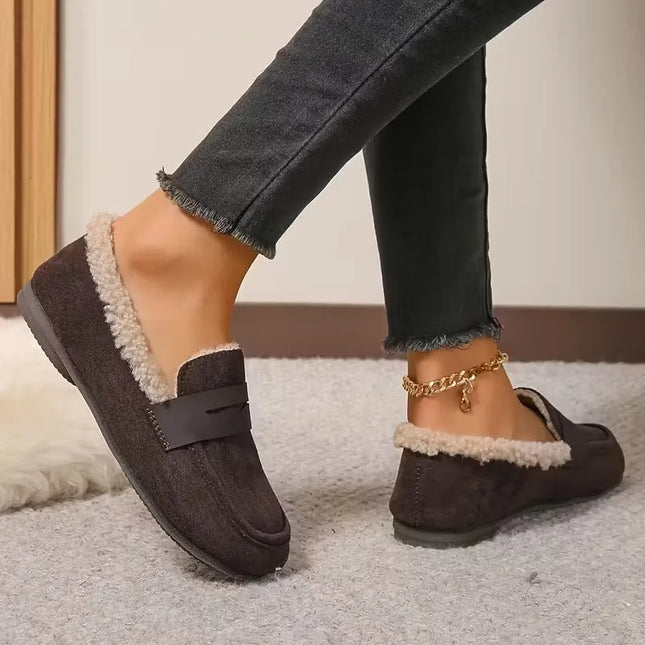 Clara | Penny Loafers – Slip-On Cosy Lined Comfort Style