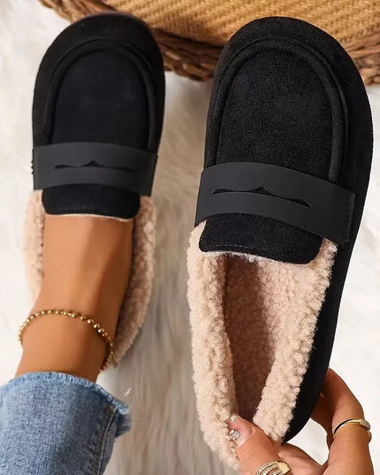 Clara | Penny Loafers – Slip-On Cosy Lined Comfort Style