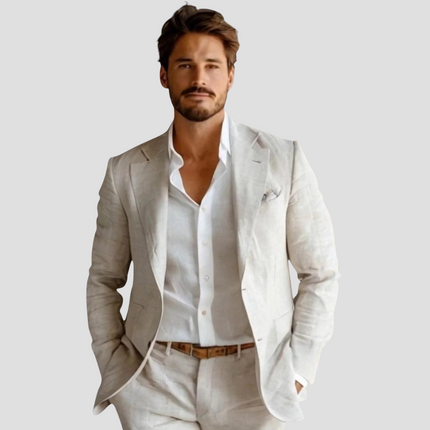 Classic Blazer – Notch Lapel & Two-Button Closure