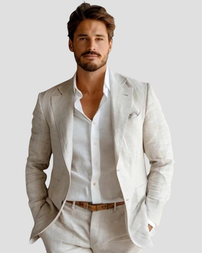 Classic Blazer – Notch Lapel & Two-Button Closure