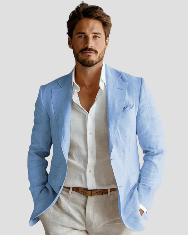 Classic Blazer – Notch Lapel & Two-Button Closure