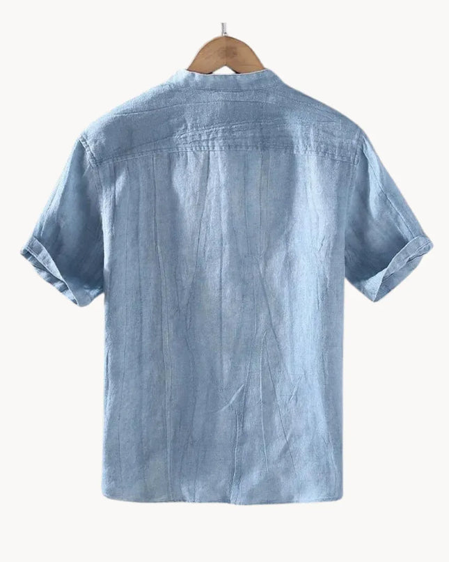 Classic Button-Up Linen Shirt