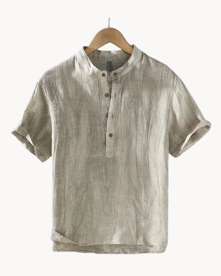 Classic Button-Up Linen Shirt
