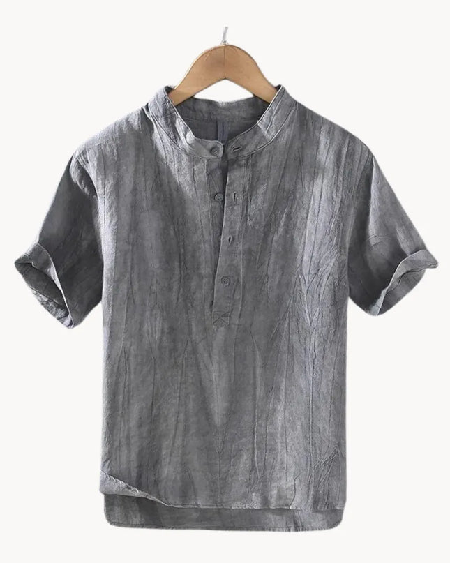 Classic Button-Up Linen Shirt
