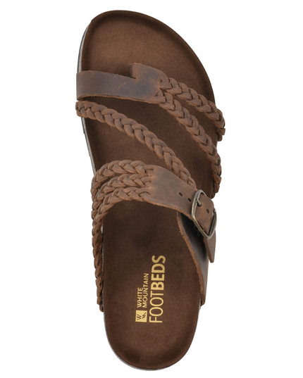 Cora | Braided Toe Loop Sandals with Adjustable Buckle