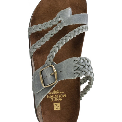Cora | Braided Toe Loop Sandals with Adjustable Buckle